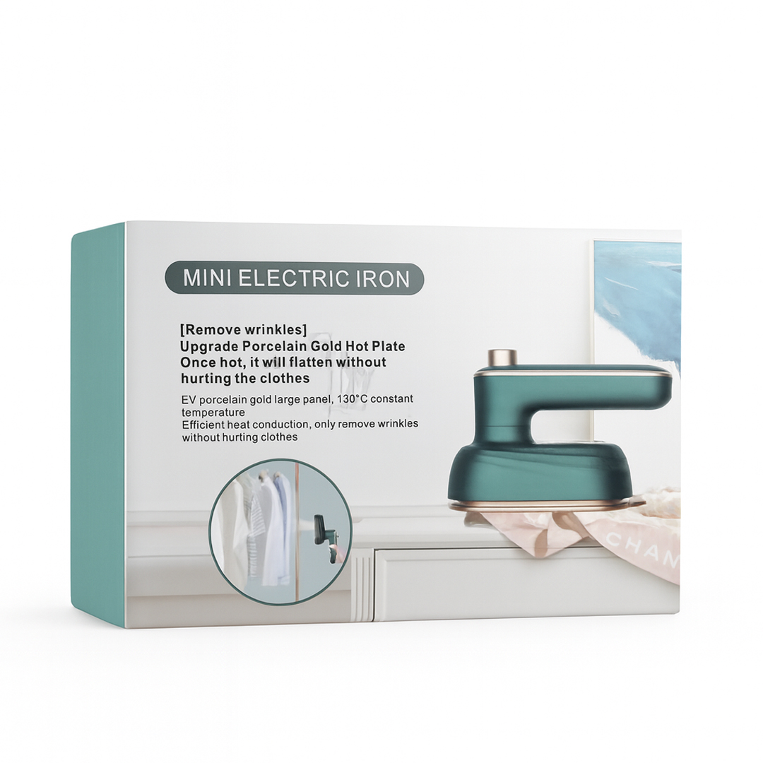 Gambar produk Karsah Setrika Mini Compact Ironing Handheld Semprot Air 38W 50ml - HX-6168