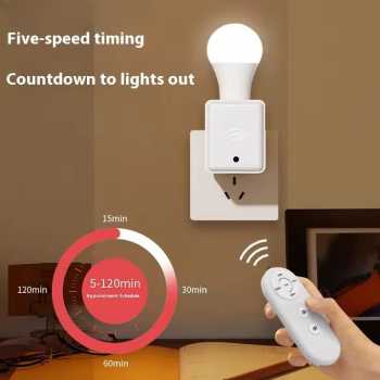 Gambar produk Homeclub Fitting Lampu Soket Pintar Smart Adapter Remote EU Plug E27 - 265N