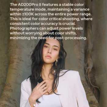 Gambar produk Godox Flash Camera Wireless 2.4GHz TTL 3in1 Color 2980mAh 200Ws - AD200PROII