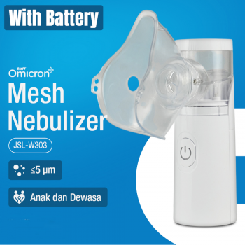 TaffOmicron Alat Terapi Pernapasan Mesh Nebulizer Portable Inhaler - JSL-W303