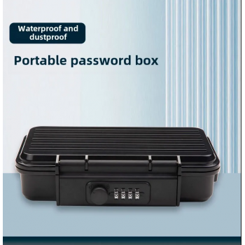 MOOL Kotak Brankas Travel Safe Box Password Lock 4 Digit 24x15x6cm - G13-5