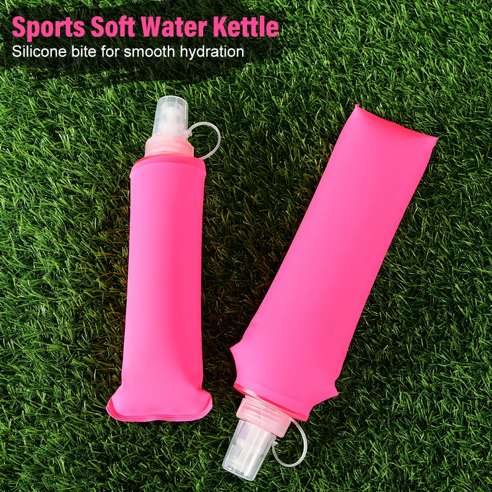 TaffSPORT Botol Minum Soft Flask Foldable Sport Water TPU 500 ml - TF009 Gambar produk TaffSPORT Botol Minum Soft Flask Foldable Sport Water TPU 500 ml - TF009