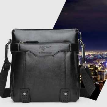 BADENROO Tas Selempang Pria Kulit PU Leather Shoulder Crossbody Bag - BD-27 Gambar produk BADENROO Tas Selempang Pria Kulit PU Leather Shoulder Crossbody Bag - BD-27