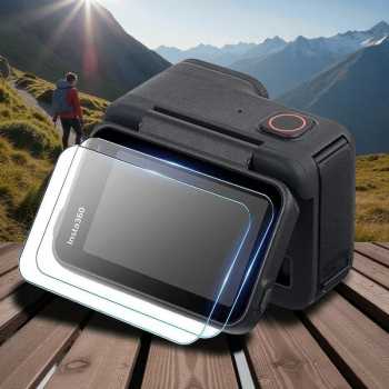 Gambar produk FARAJI Tempered Glass Protective Film 2.5D Curve Insta360 Ace Pro2 - FR-26