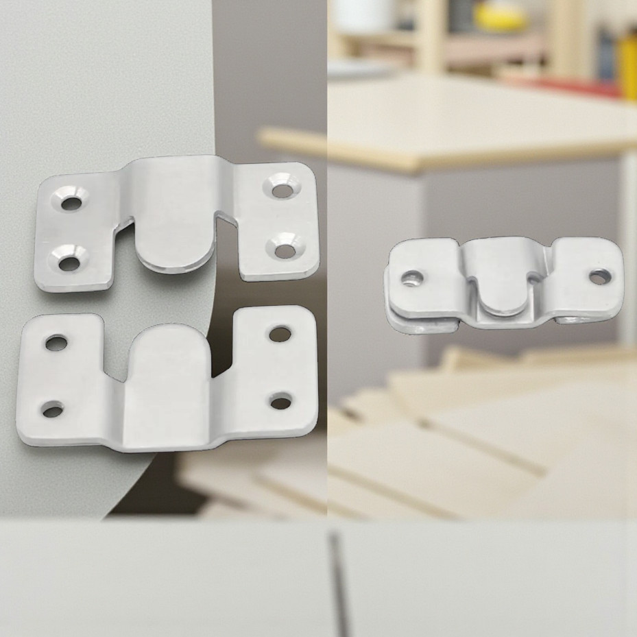 IDEA Gantungan Frame Pigura Plat Stainless Steel Hanging 10 PCS - I-10 Gambar produk IDEA Gantungan Frame Pigura Plat Stainless Steel Hanging 10 PCS - I-10