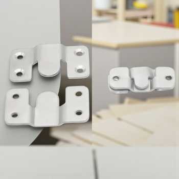 Gambar produk IDEA Gantungan Frame Pigura Plat Stainless Steel Hanging 10 PCS - I-10