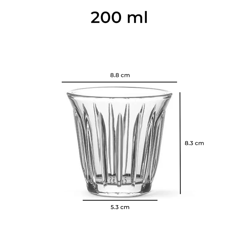 Senno Gelas Kaca Transparan Tahan Panas Kopi Bomber Glass 200ml - SN502 Gambar produk Senno Gelas Kaca Transparan Tahan Panas Kopi Bomber Glass 200ml - SN502