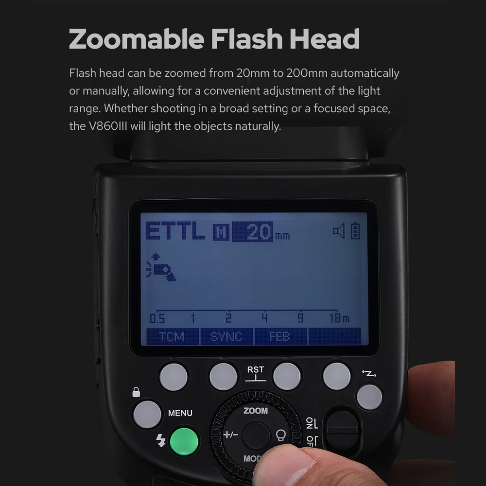 Gambar produk Godox Flash Camera Wireless Adjustable Focus 2980mAh 76Ws for Sony - V860IIIS