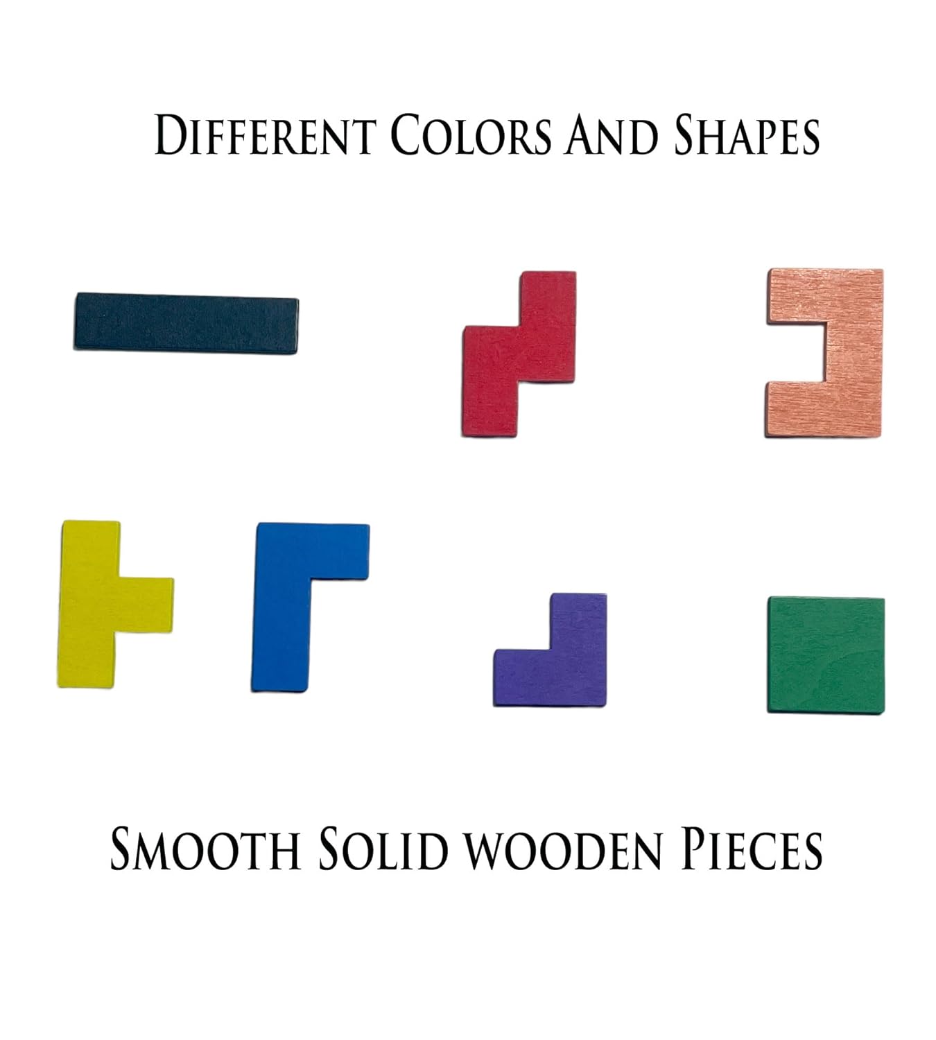 Gambar produk Mainan Puzzle Tangram Tetris Wooden Intelligence - WO01