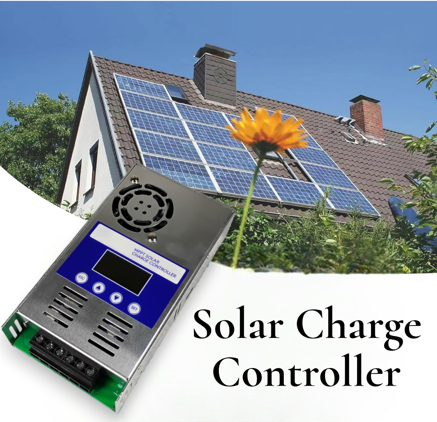 Gambar produk EASUN Solar Charge Controller MPPT Regulator 12V/24V/36V/48V 60A - MPPT-LM6048