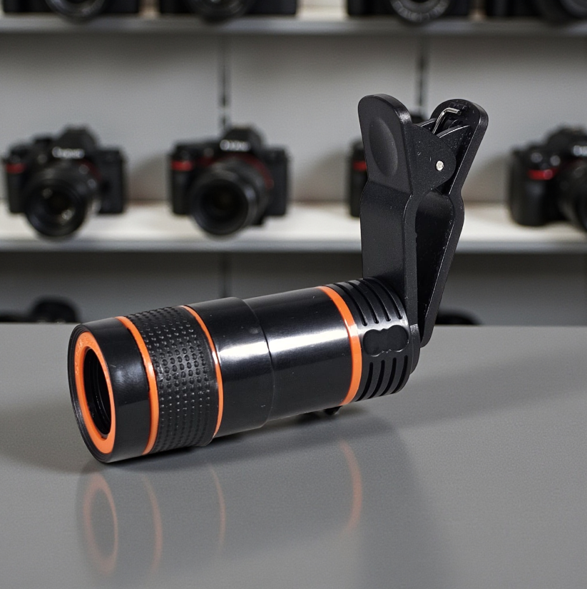 MOONBIFFY Lensa Telephoto Smartphone Telescopic Lens Anti Glare 8X - DW4638 Gambar produk MOONBIFFY Lensa Telephoto Smartphone Telescopic Lens Anti Glare 8X - DW4638