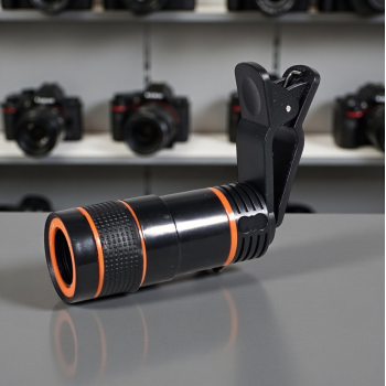 Gambar produk MOONBIFFY Lensa Telephoto Smartphone Telescopic Lens Anti Glare 8X - DW4638