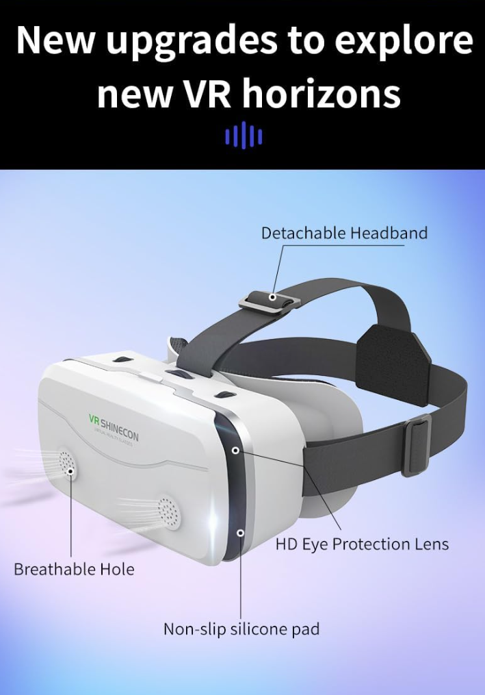 Gambar produk Shinecon VR Box 3D IMAX Giant Screen Headset Virtual Reality Glasses - G15