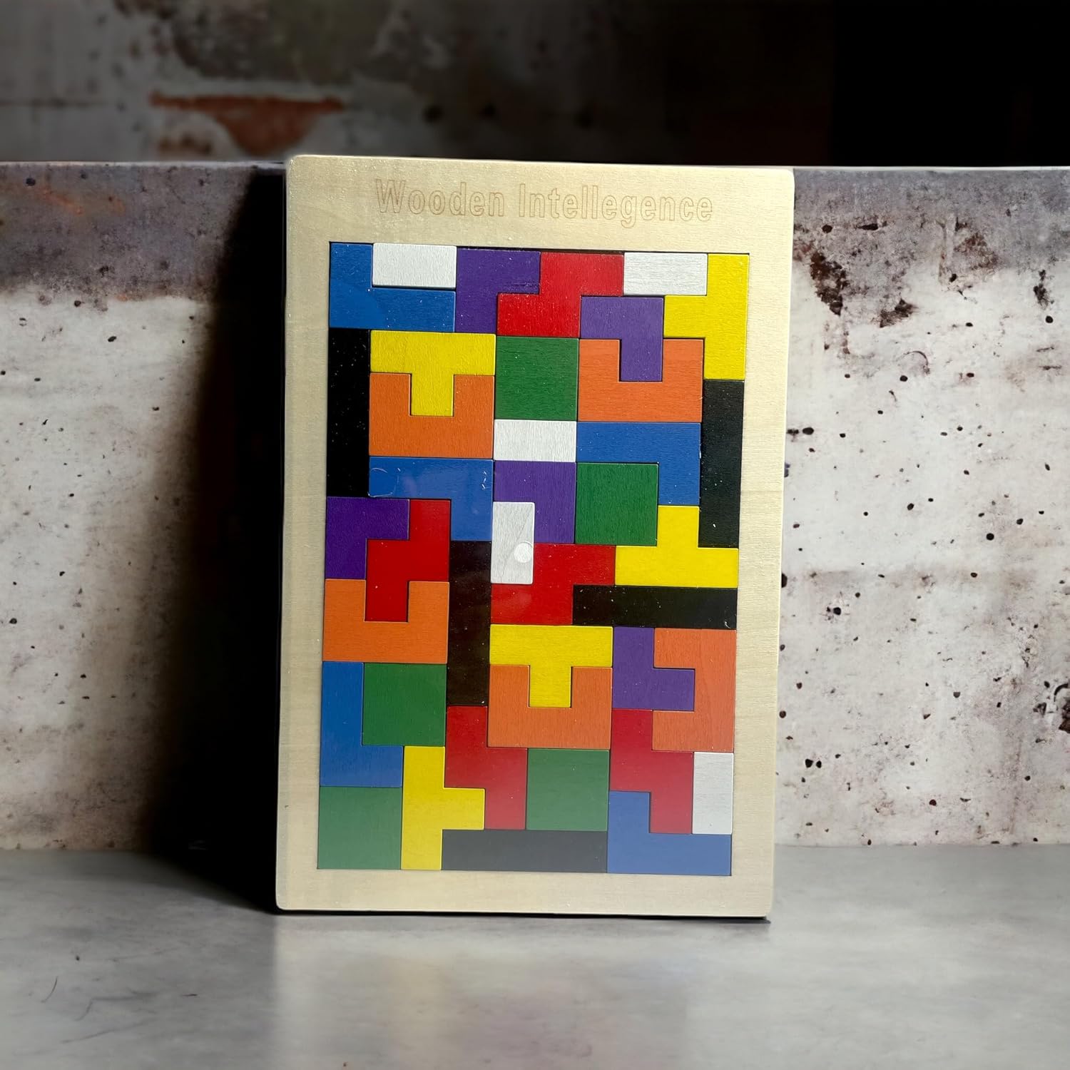 Gambar produk Mainan Puzzle Tangram Tetris Wooden Intelligence - WO01