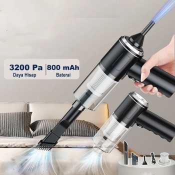 HAOYUNMA Vacuum Cleaner Penyedot Debu Portable 3200Pa 800mAh - AS-228
