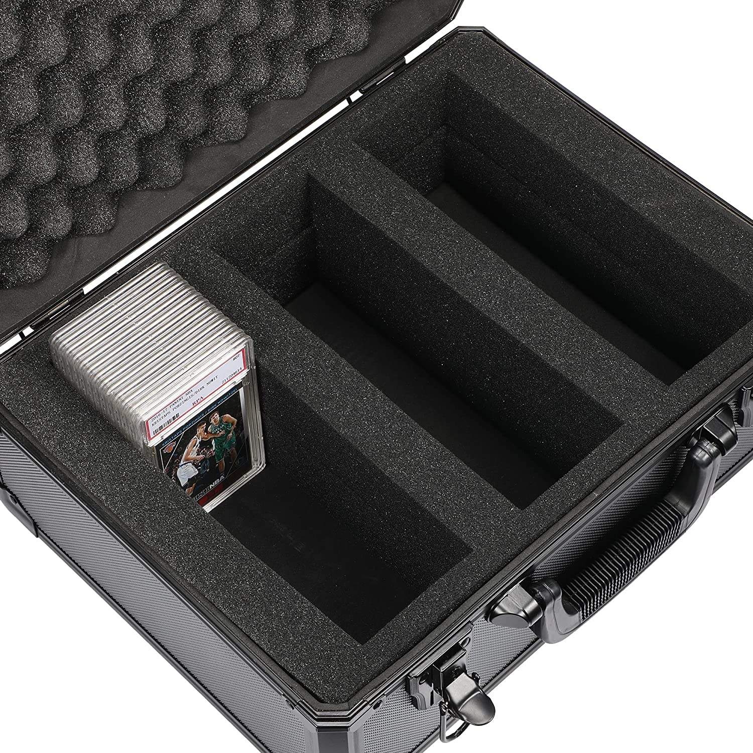MARABO Kotak Kartu Koleksi Graded Card Case PSA Aluminium Alloy EVA - MR-345 Gambar produk MARABO Kotak Kartu Koleksi Graded Card Case PSA Aluminium Alloy EVA - MR-345