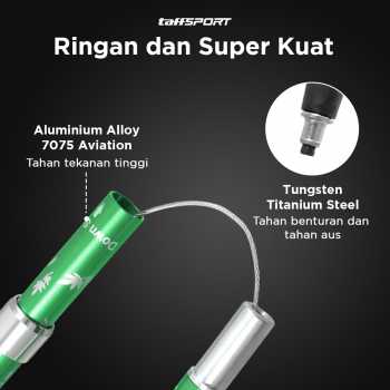 Gambar produk TaffSPORT Tongkat Hiking Lipat Trekking Pole Aluminium Alloy 110cm - 101