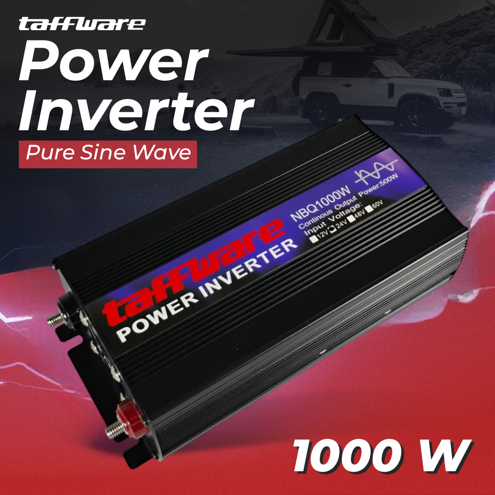Gambar produk Taffware Power Inverter Mobil Pure Sine Wave DC 24 to AC 220V 1000W - NBQ1000