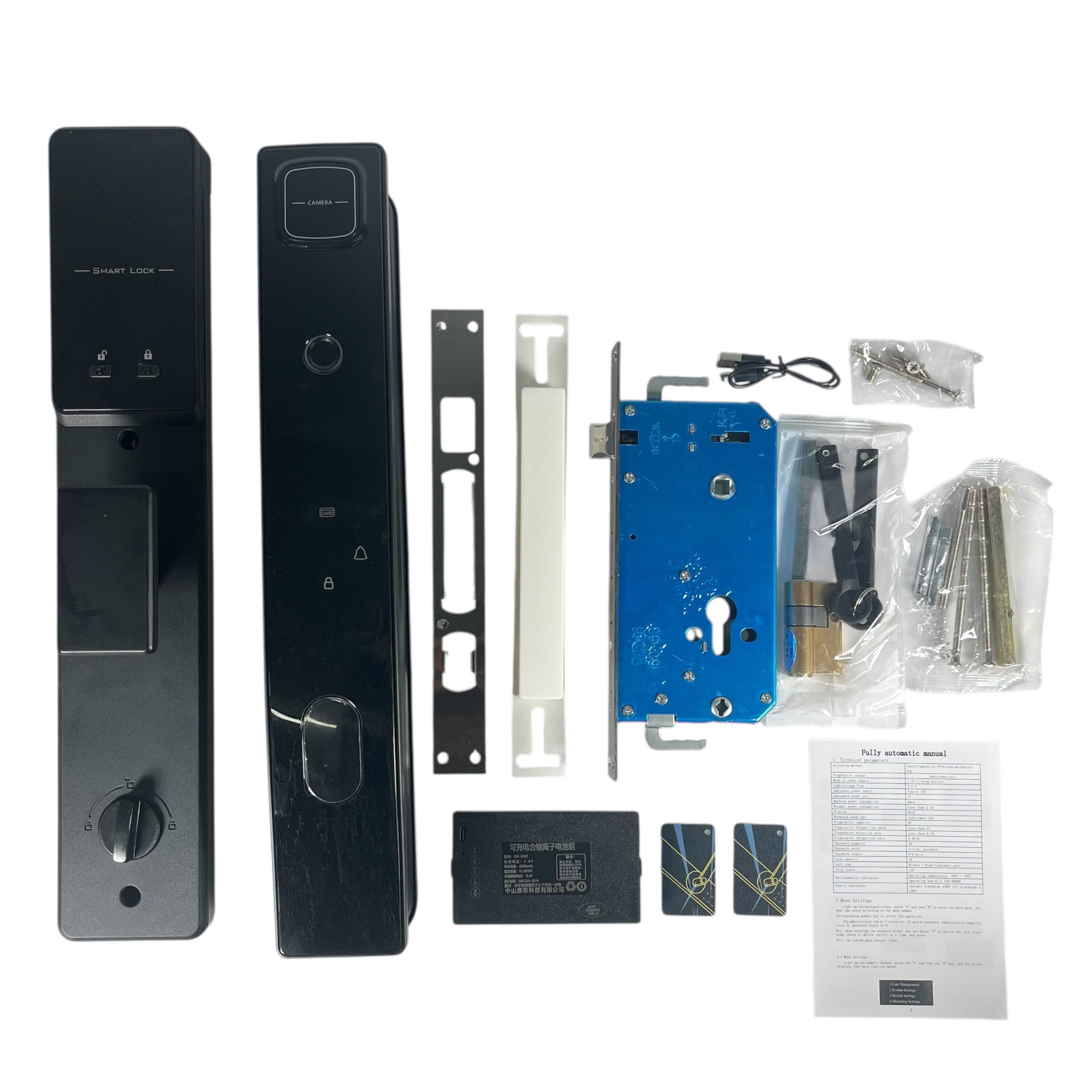 Gambar produk Joneytech Smart Door Lock Fingerprint Password Card Key - B01JC