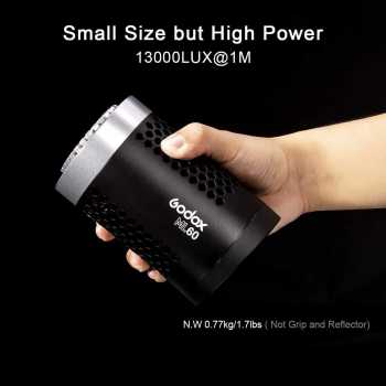 Gambar produk Godox Lampu Studio LED Fill Light Handheld Portable 8 Mode 5600K 60W - ML60