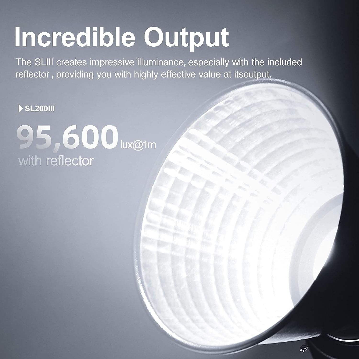 Gambar produk Godox Lampu Studio LED Fill Light 2.4G Wireless Bowens 5600K 200W - SL200III