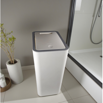 Gambar produk Trevice Tempat Sampah Tekan Press Trash Bin Smooth Opening 15L - T15