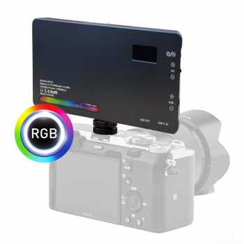 LIYADI Lampu Studio Fotografi Pocket Fill Light RGBW 21 Mode OLED 10W - LR135 PRO