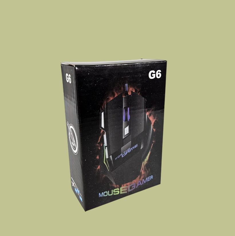 Gambar produk YXLM Gaming Mouse Wired 7 Tombol LED USB 2.0 RGB 2400 DPI - G6