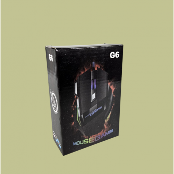 Gambar produk YXLM Gaming Mouse Wired 7 Tombol LED USB 2.0 RGB 2400 DPI - G6