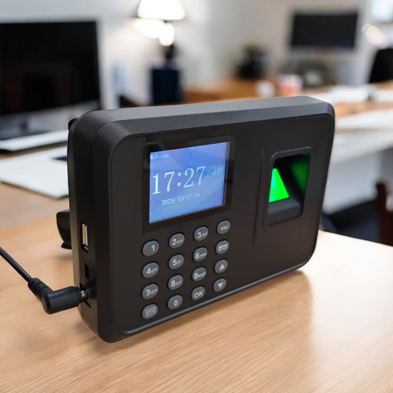 Gambar produk DANMINI Mesin Absen Sidik Jari Attendance Fingerprint 1000 Capacity - A6