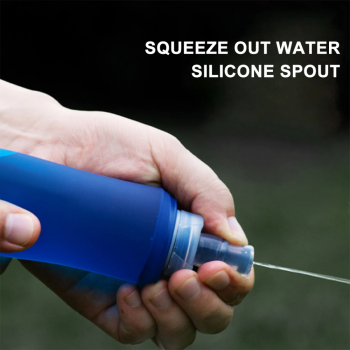 Gambar produk TaffSPORT Botol Minum Soft Flask Foldable Sport Water TPU 250ml - TF-25