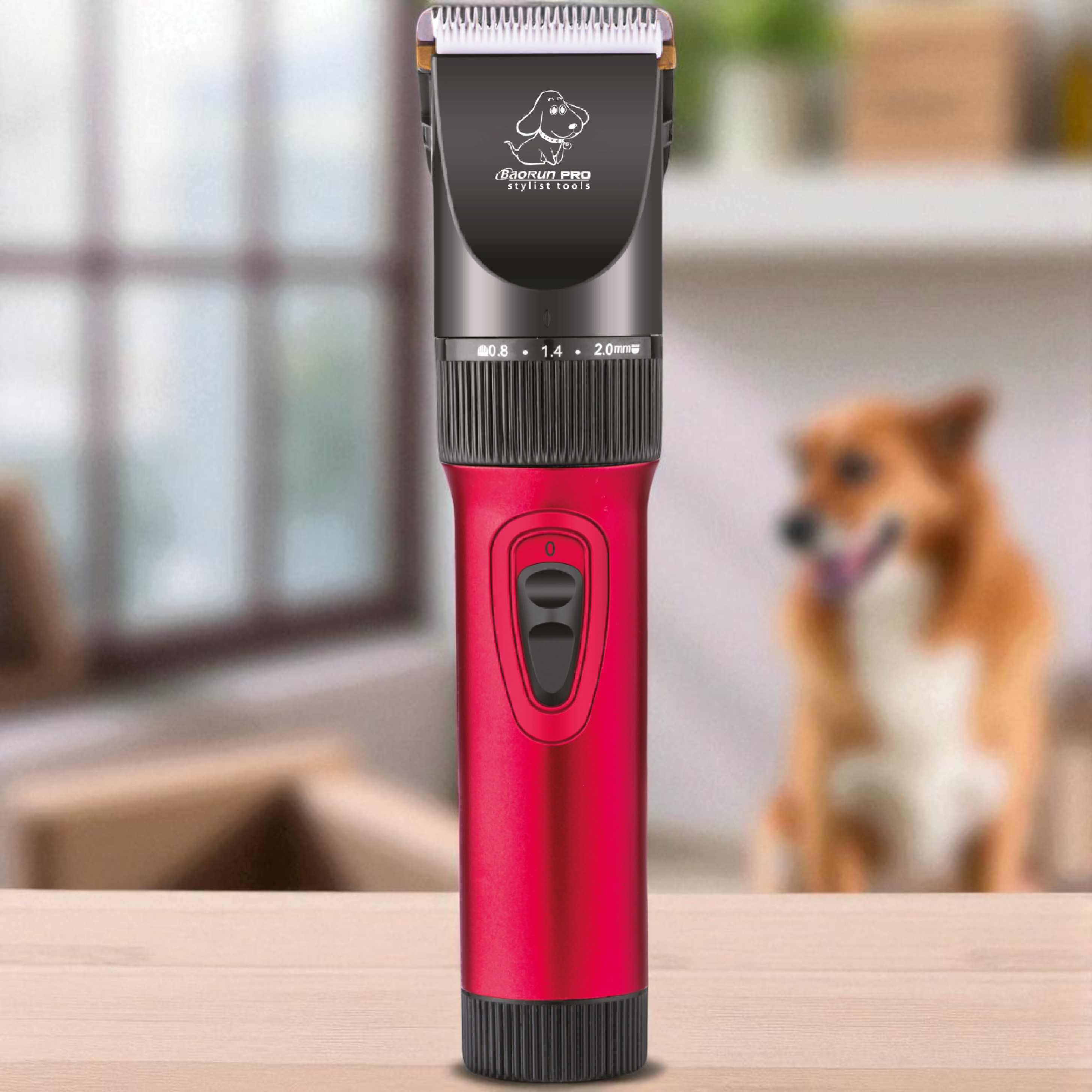 Gambar produk BaoRun Alat Cukur Bulu Hewan Anjing Kucing Domba 8200RPM 2000mAh 3.7V - P7