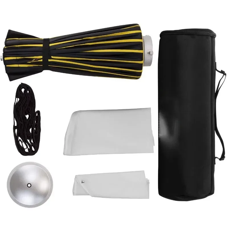 SHUNYI Softbox Octagonal Reflector Honeycomb Photography Bowens Mount 120cm - SH25 Gambar produk SHUNYI Softbox Octagonal Reflector Honeycomb Photography Bowens Mount 120cm - SH25