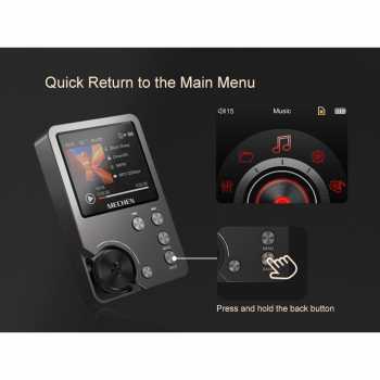 Gambar produk MECHEN MP3 Digital Audio Player HiFi Lossless 2 Inch 1500mAh 64GB - M30