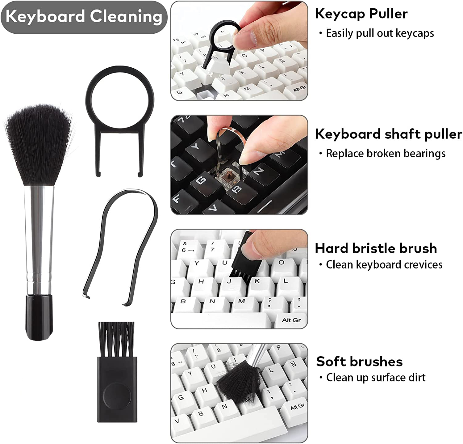 Gambar produk ZUIDID Alat Pembersih Keyboard Cleaning Brush 18in1 - Q10