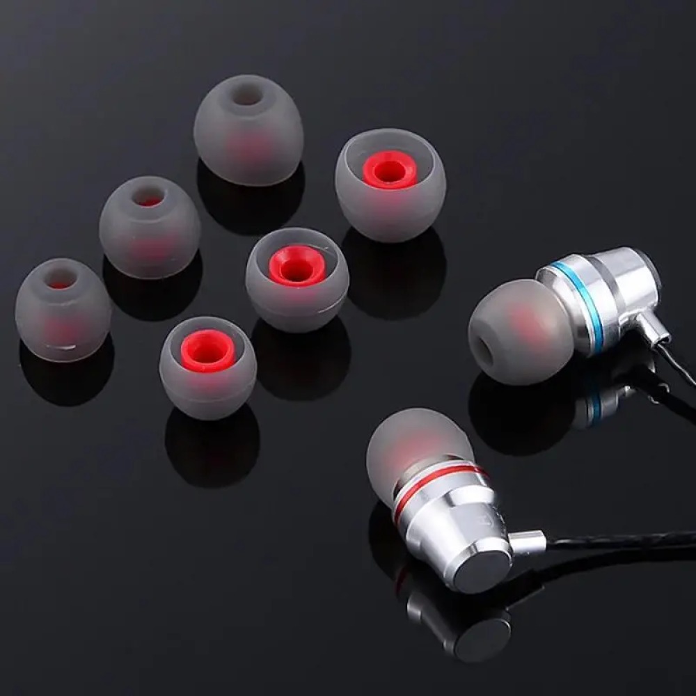 Gambar produk Universal Eartips Earbuds Silicone Gel Tip Replacement 3 Size