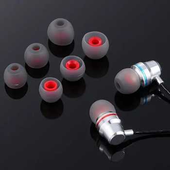 Universal Eartips Earbuds Silicone Gel Tip Replacement 3 Size
