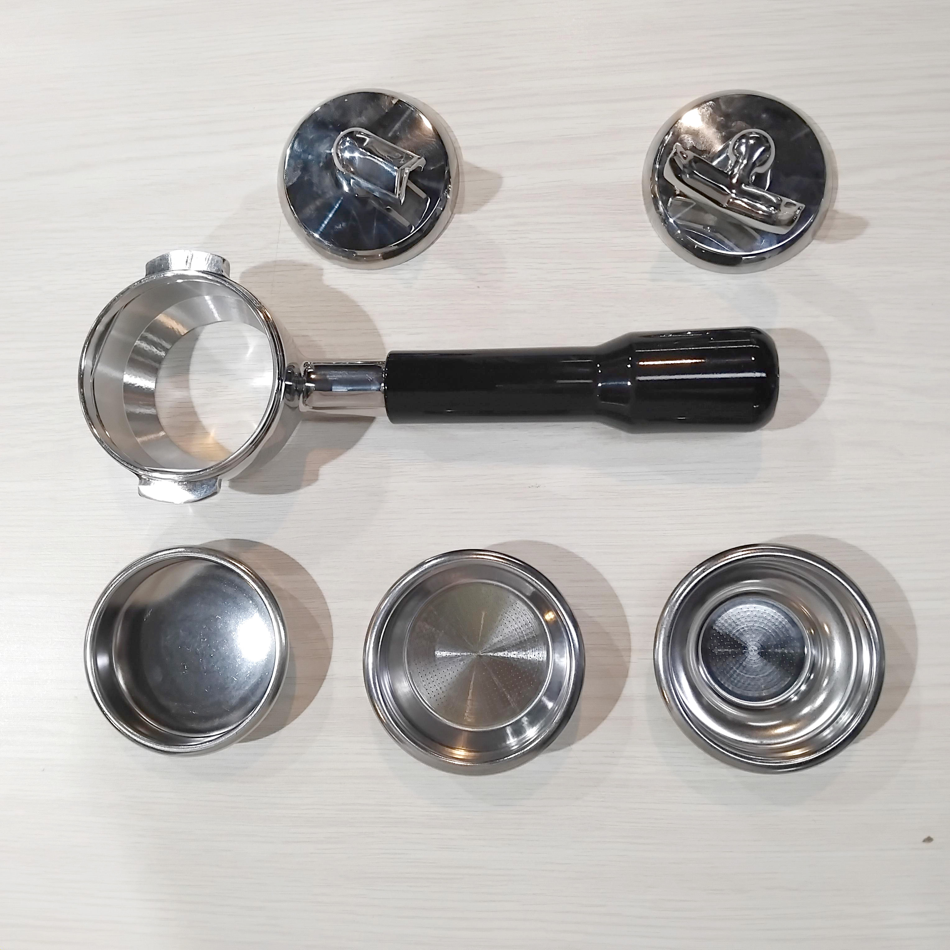 Gambar produk COHINA Non Pressurized Portafilter Stainless Steel 304 58mm Plastik - CHA304B
