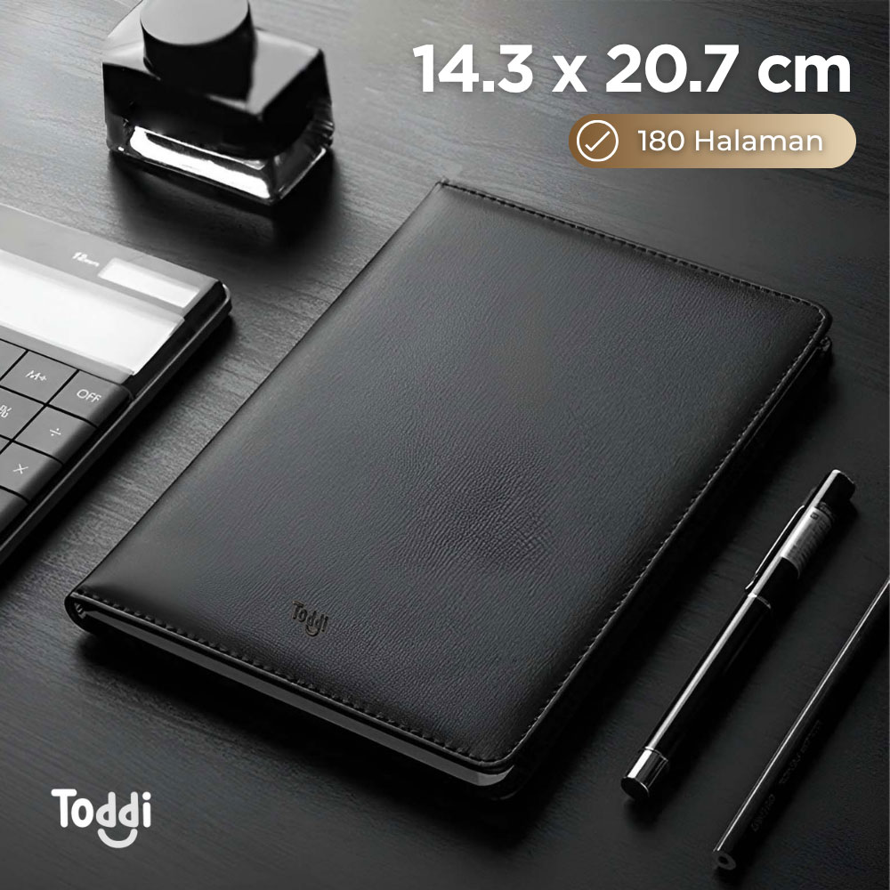 Gambar produk Toddi Buku Jurnal Hardcover Notebook Diary 72GSM 180 Halaman Grid - 1623