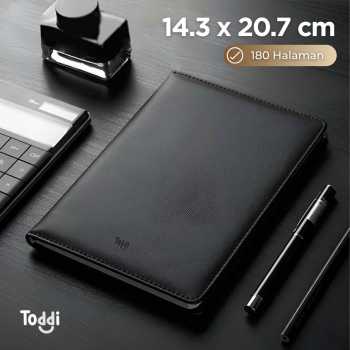 Gambar produk Toddi Buku Jurnal Hardcover Notebook Diary 72GSM 180 Halaman Grid - 1623