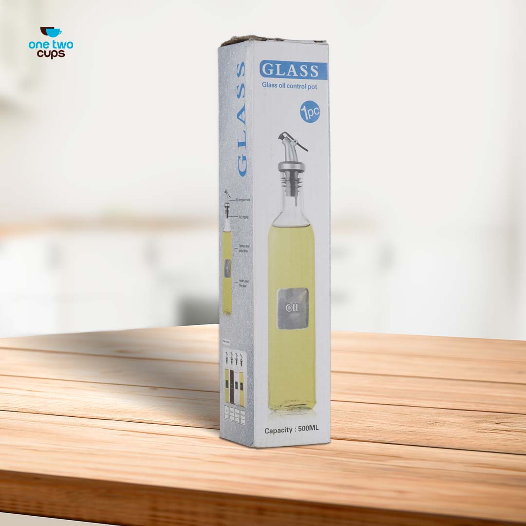 One Two Cups Botol Minyak Olive Oil Cooking Seasoning Bottle 500ml - CW200 Gambar produk One Two Cups Botol Minyak Olive Oil Cooking Seasoning Bottle 500ml - CW200