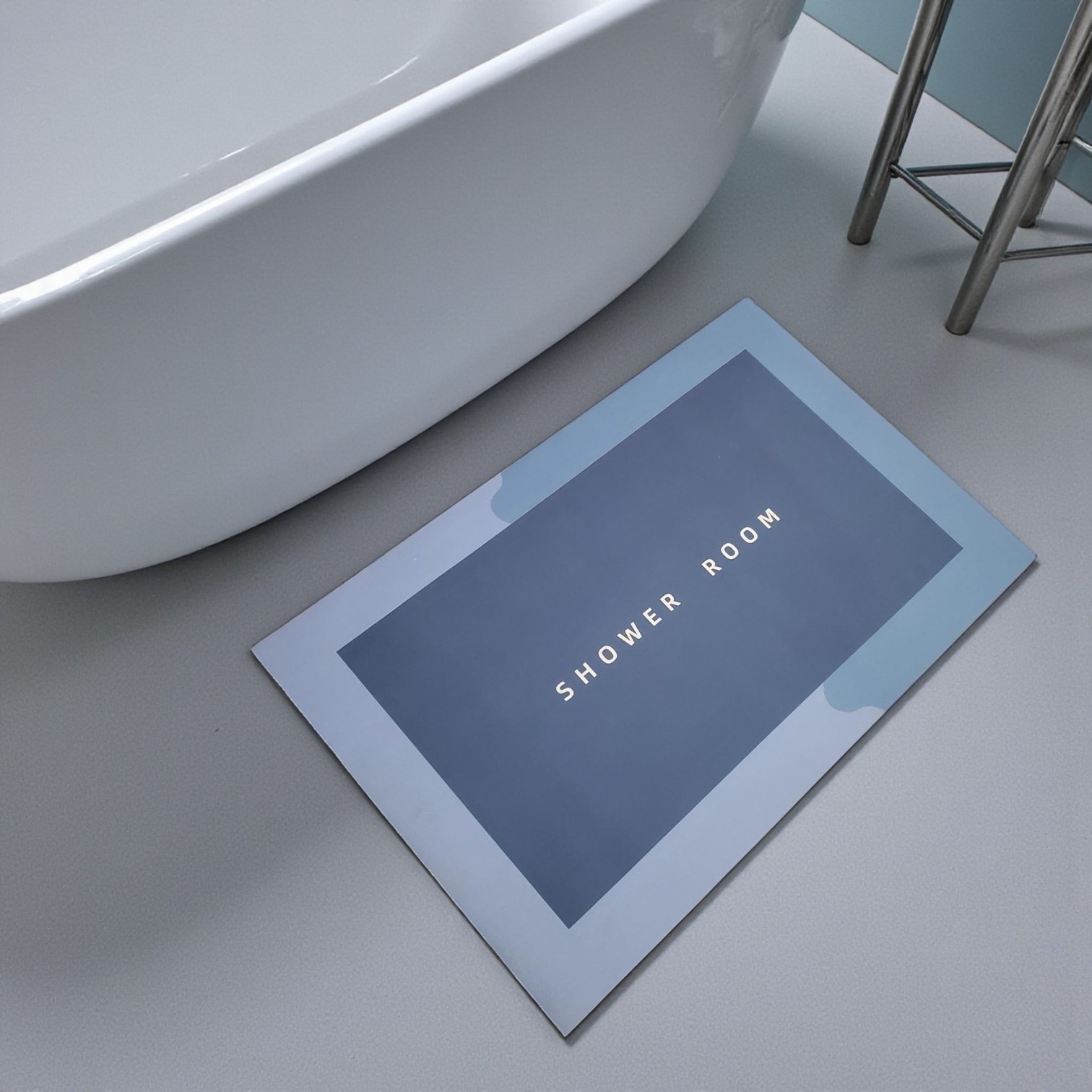 DIATOM Keset Kamar Mandi Anti Slip Absorbent Rectangle 60x39.5cm - DT4 Gambar produk DIATOM Keset Kamar Mandi Anti Slip Absorbent Rectangle 60x39.5cm - DT4