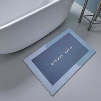 DIATOM Keset Kamar Mandi Anti Slip Absorbent Rectangle 60x39.5cm - DT4 Gambar produk DIATOM Keset Kamar Mandi Anti Slip Absorbent Rectangle 60x39.5cm - DT4