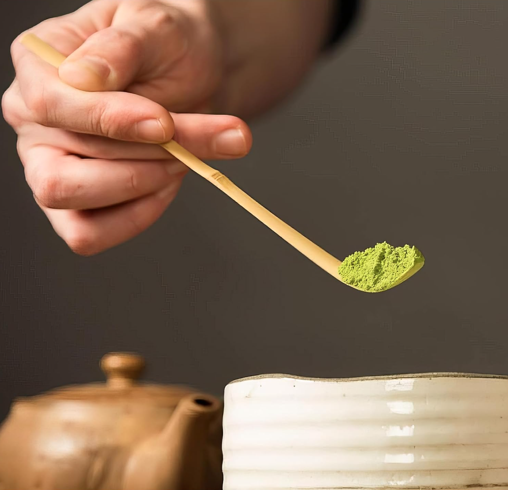 Gambar produk One Two Cups Chasaku Sendok Matcha Bambu Bamboo Spoon 18.4cm - OTC-18