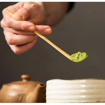 Gambar produk One Two Cups Chasaku Sendok Matcha Bambu Bamboo Spoon 18.4cm - OTC-18
