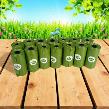 Gambar produk GAGYIVE Kantong Plastik Kotoran Anjing Biodegradable dengan Dispenser Polos - GA15