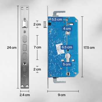 SMARTSTONE Smart Door Lock Fingerprint Password WiFi Tuya App - G3F Gambar produk SMARTSTONE Smart Door Lock Fingerprint Password WiFi Tuya App - G3F