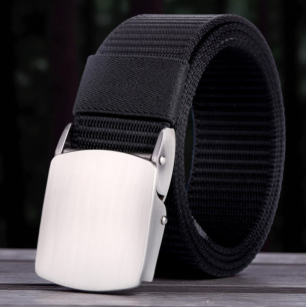 Rhodey Gesper Tali Ikat Pinggang Pria Canvas Stylish Buckle Belt 1.2M - MU071 Gambar produk Rhodey Gesper Tali Ikat Pinggang Pria Canvas Stylish Buckle Belt 1.2M - MU071