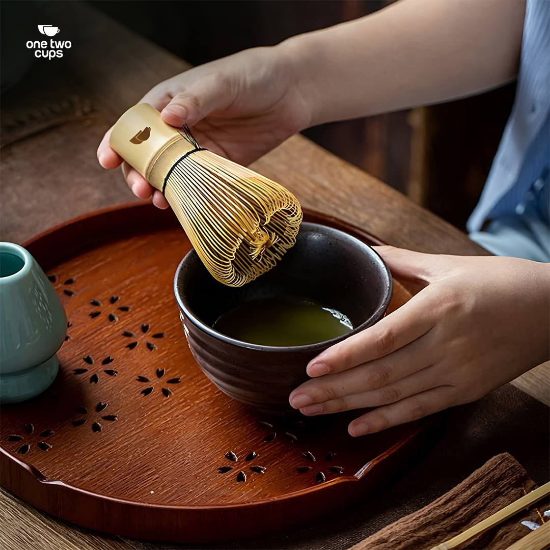 One Two Cups Chasen Bamboo Matcha Whisk Pengaduk Teh Jepang 84 Tangkai - FMCA Gambar produk One Two Cups Chasen Bamboo Matcha Whisk Pengaduk Teh Jepang 84 Tangkai - FMCA
