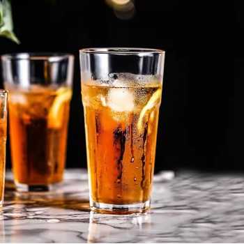 Senno Gelas Kaca Transparan Tahan Panas Kopi Teh Octagonal Drink Glass 375ml - SN501 Gambar produk Senno Gelas Kaca Transparan Tahan Panas Kopi Teh Octagonal Drink Glass 375ml - SN501